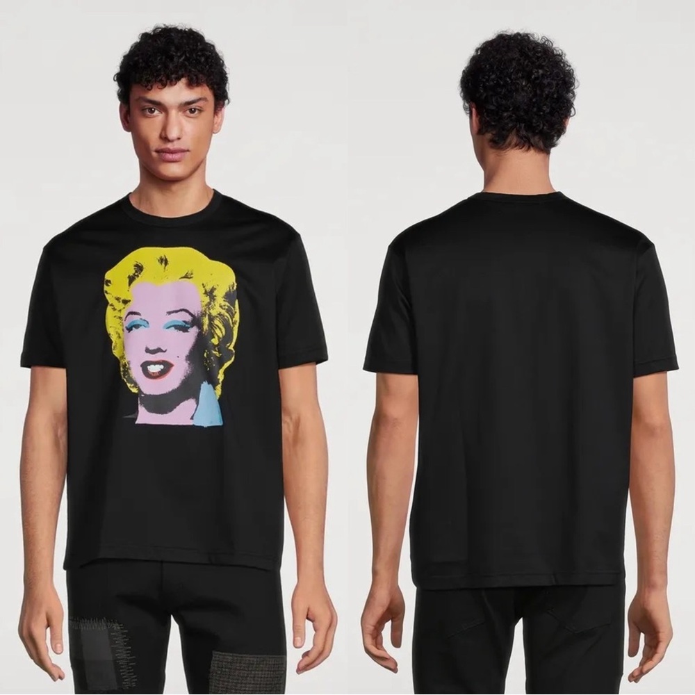 Junya Watanabe Man Andy Warhol Marilyn Print Crewneck Graphic Tee Size Large